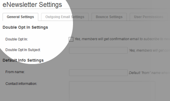 Allgemeine Einstellungen – Deine Standardeinstellungen.