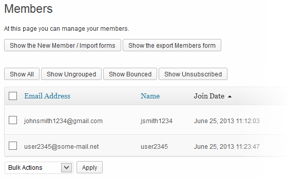 e-newsletter-manage-members