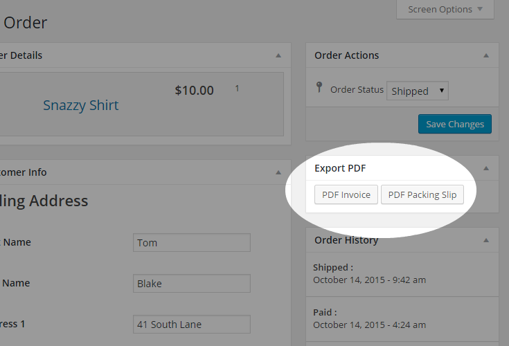 MarketPress – Rechnungs-Addon – Export