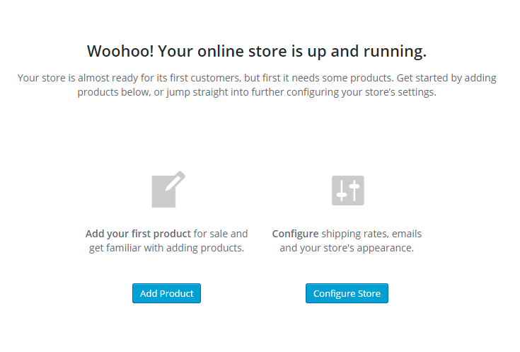 MarketPress – Schnelleinrichtung abgeschlossen