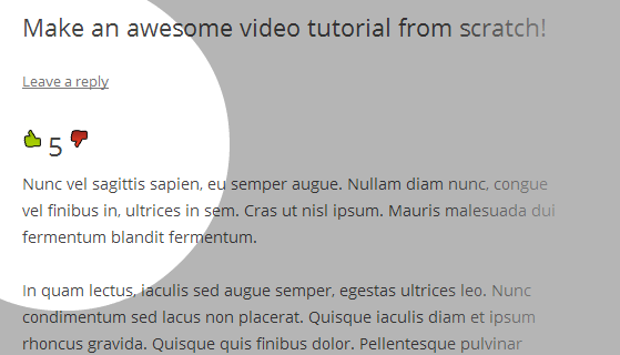 Post-Voting – Beispiel